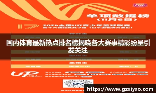 国内体育最新热点排名榜揭晓各大赛事精彩纷呈引发关注
